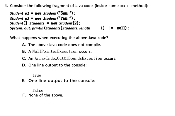 Solved Assume that a Student class is already defined, and | Chegg.com