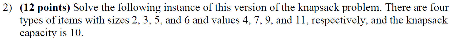 Solved Question III (25 Points): Another Version Of The | Chegg.com