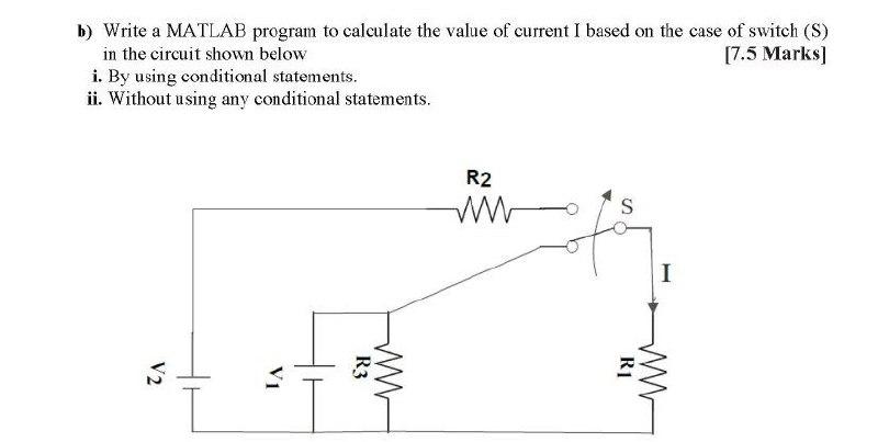 b) Write a MATLAB program to calculate the value of | Chegg.com