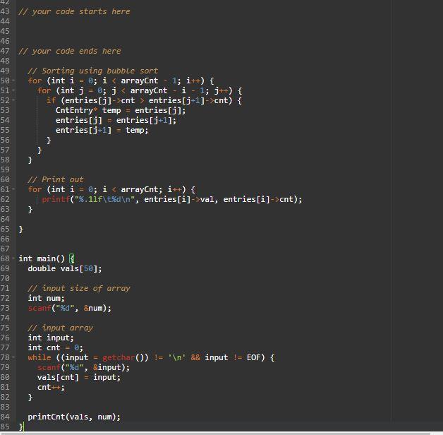 Solved Complete the following code segment to print the | Chegg.com