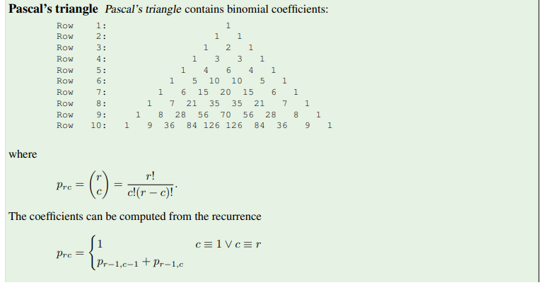 Pascal s triangle Pascal s triangle contains binomial Chegg