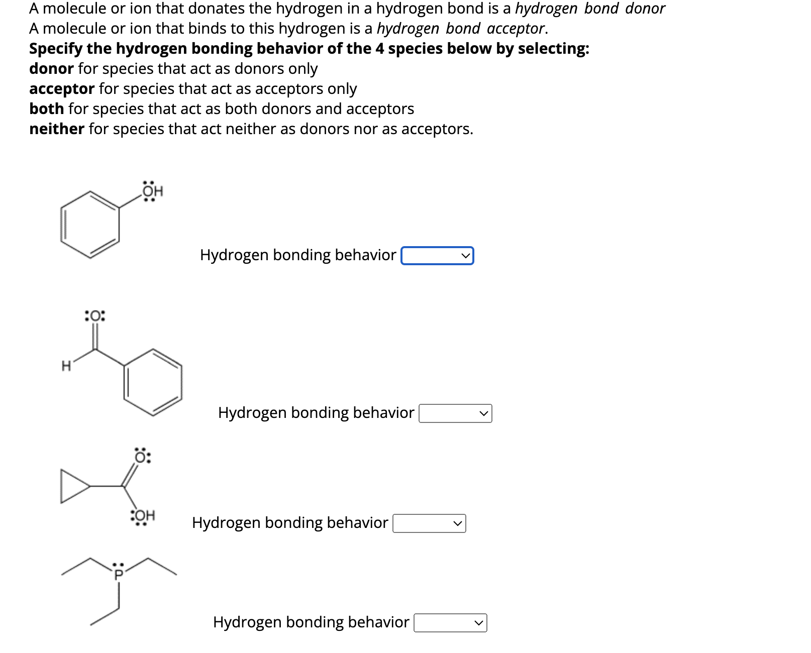 solved-a-molecule-or-ion-that-donates-the-hydrogen-in-a-chegg