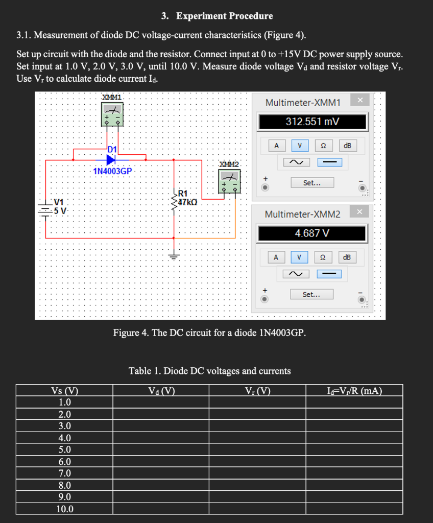 Solved Lab 7. Diode and Applications 1. Introduction Diode | Chegg.com