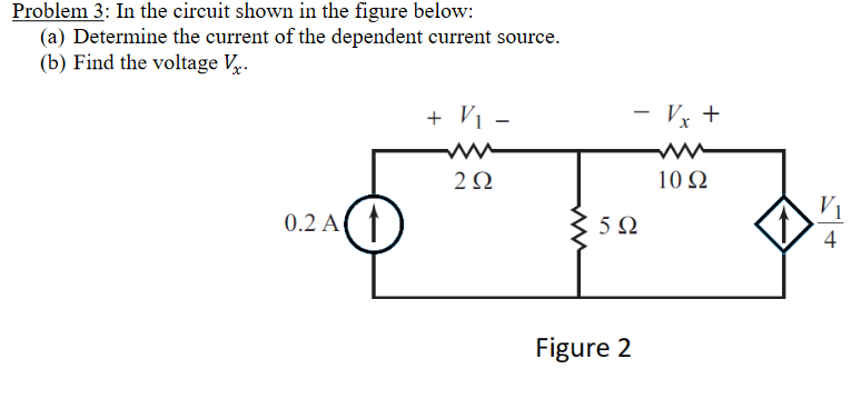 Solved Problem 3: In the circuit shown in the figure below: | Chegg.com