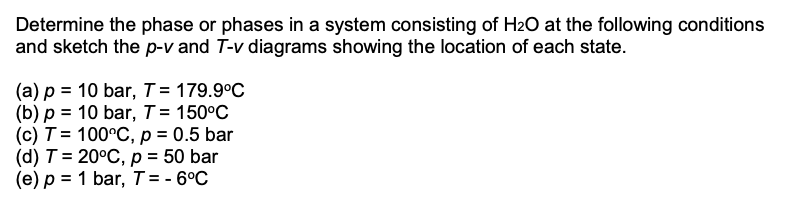 Solved Determine the phase or phases in a system consisting | Chegg.com