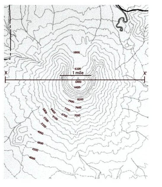 Solved Mt. Saint Helens prior to eruption: Construct a | Chegg.com