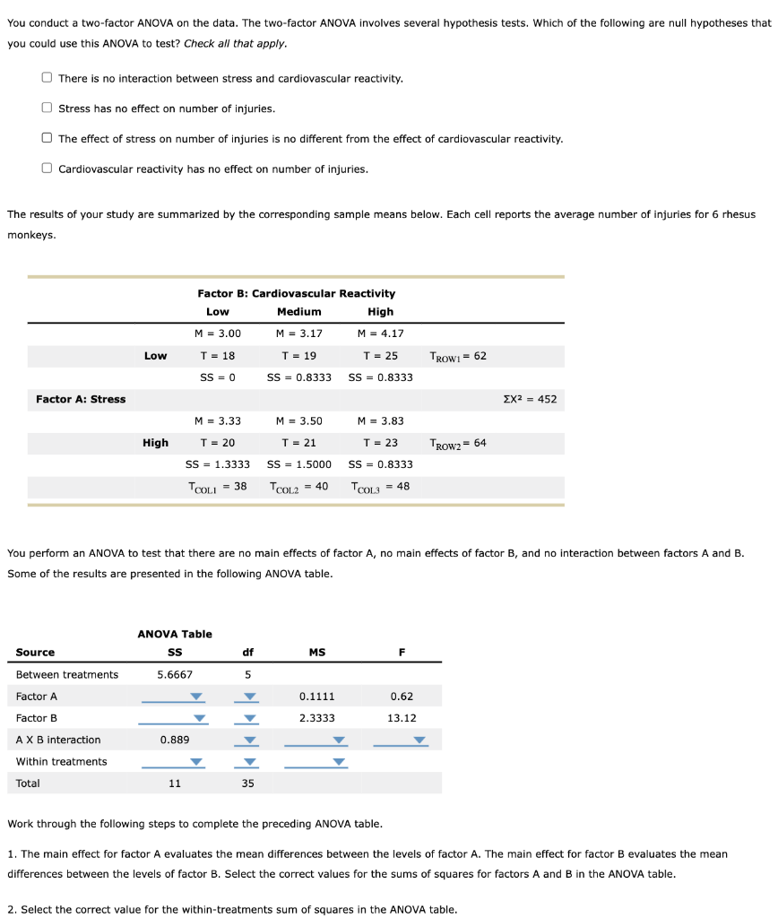 solved-2-two-factor-anova-emphasis-on-calculations-w