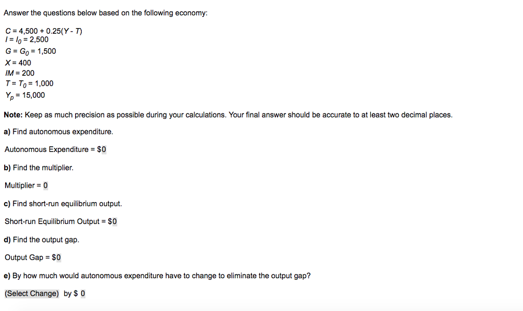 Solved Answer the questions below based on the following | Chegg.com