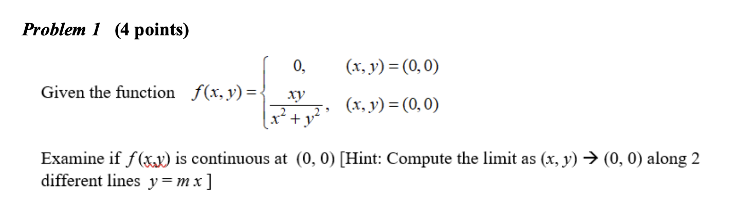 Solved Given the function | Chegg.com