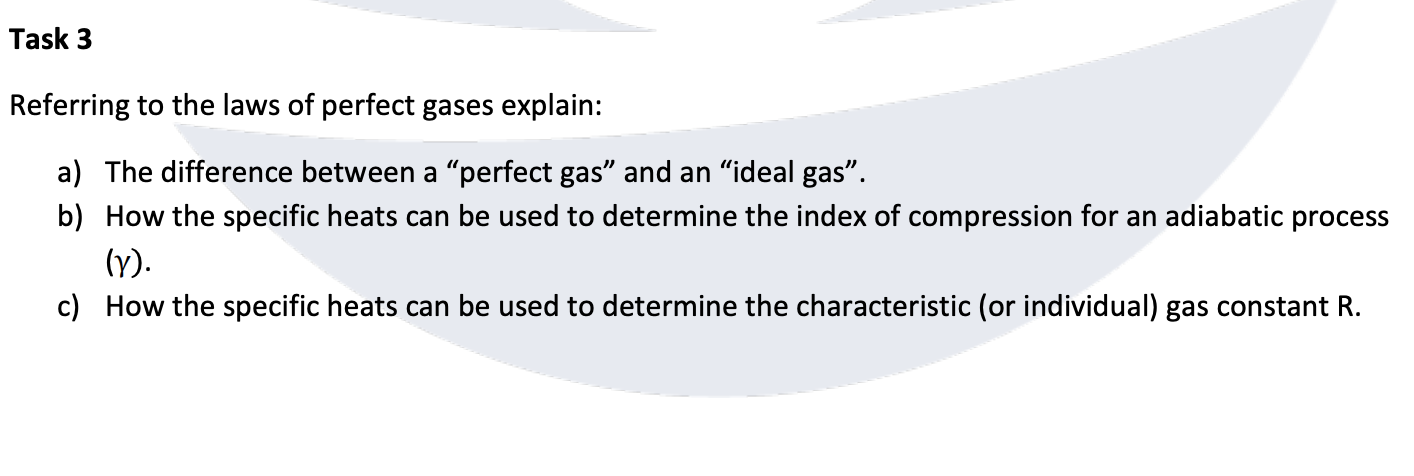 state laws of perfect gases