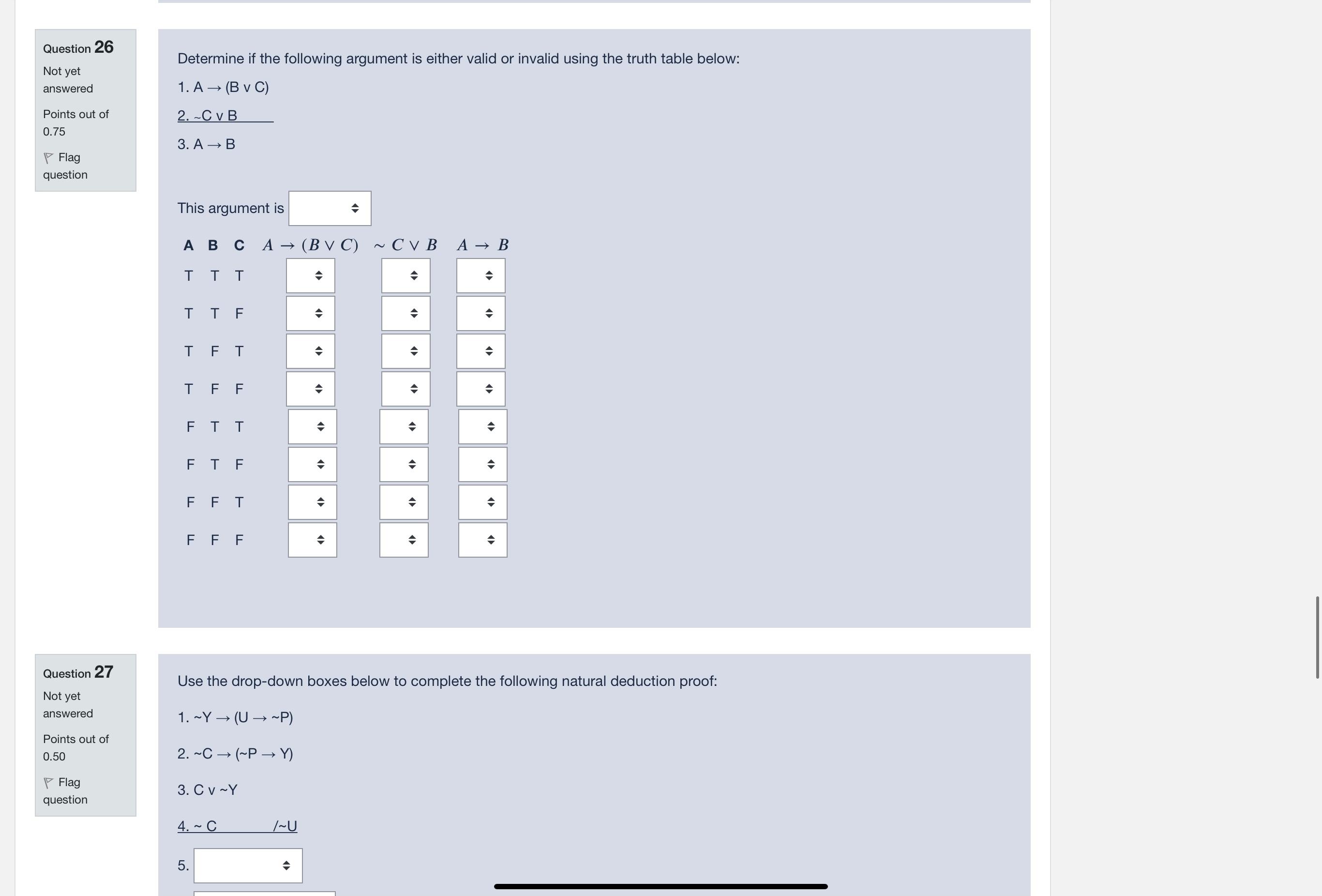 Solved question 1 an invalid deductive argument can contain chegg