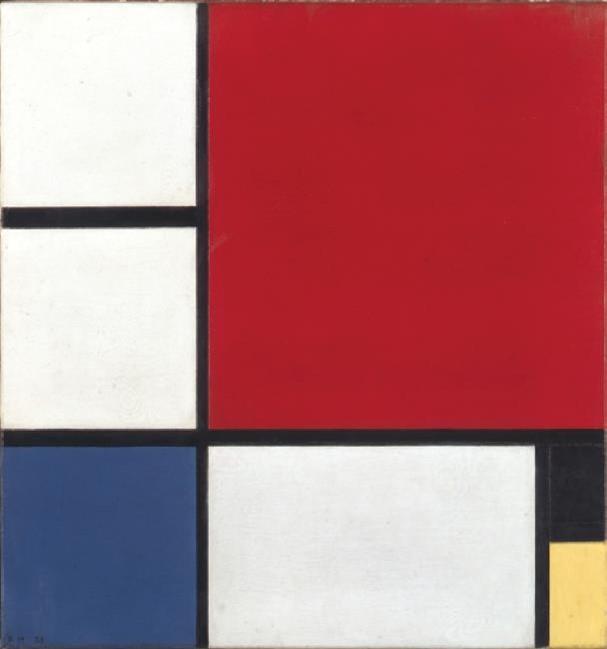 Solved How does the work of Mondrian represent the concept | Chegg.com