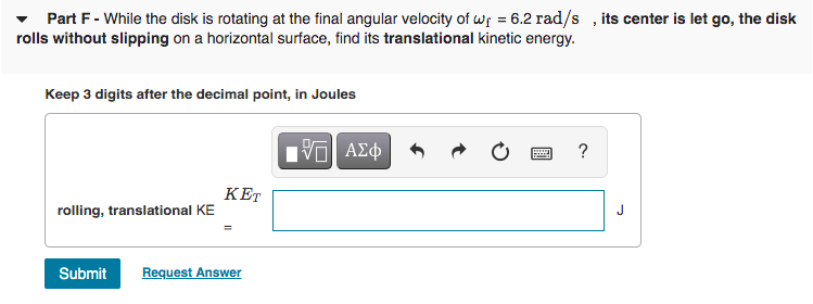 Solved 1 Review Part A - Find the angular acceleration with | Chegg.com