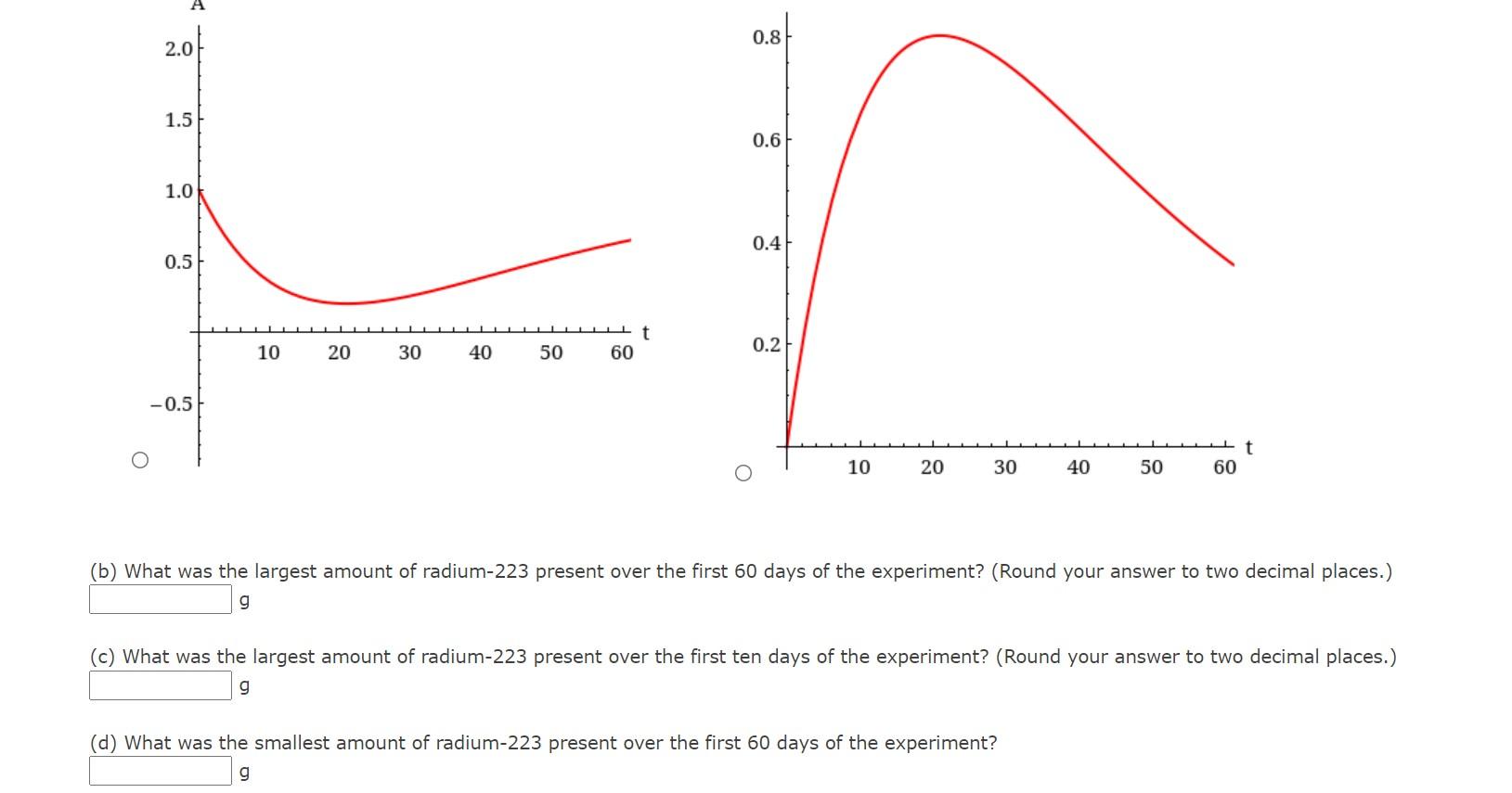 Solved Radium-223 is a radioactive substance that is itself | Chegg.com