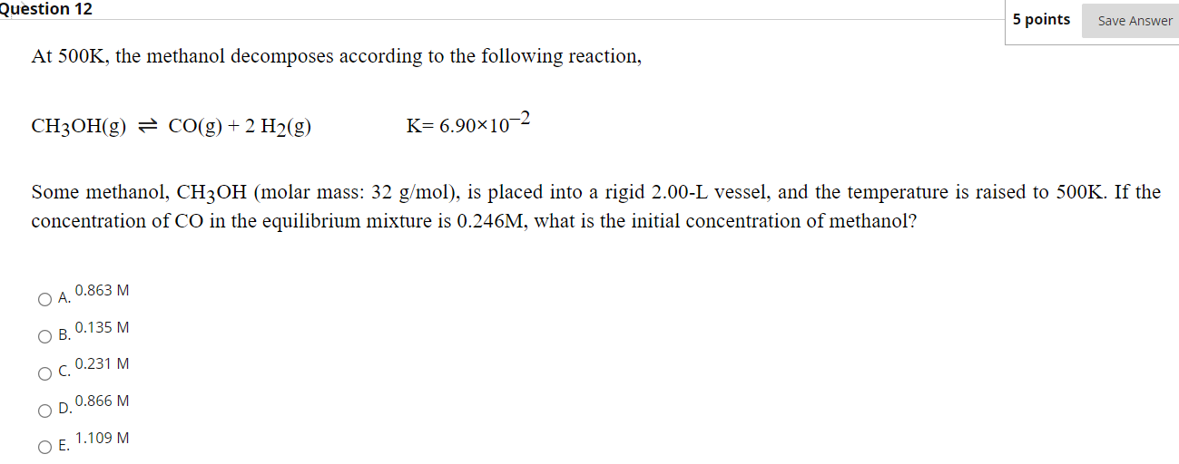 Ch3oh Molar Mass