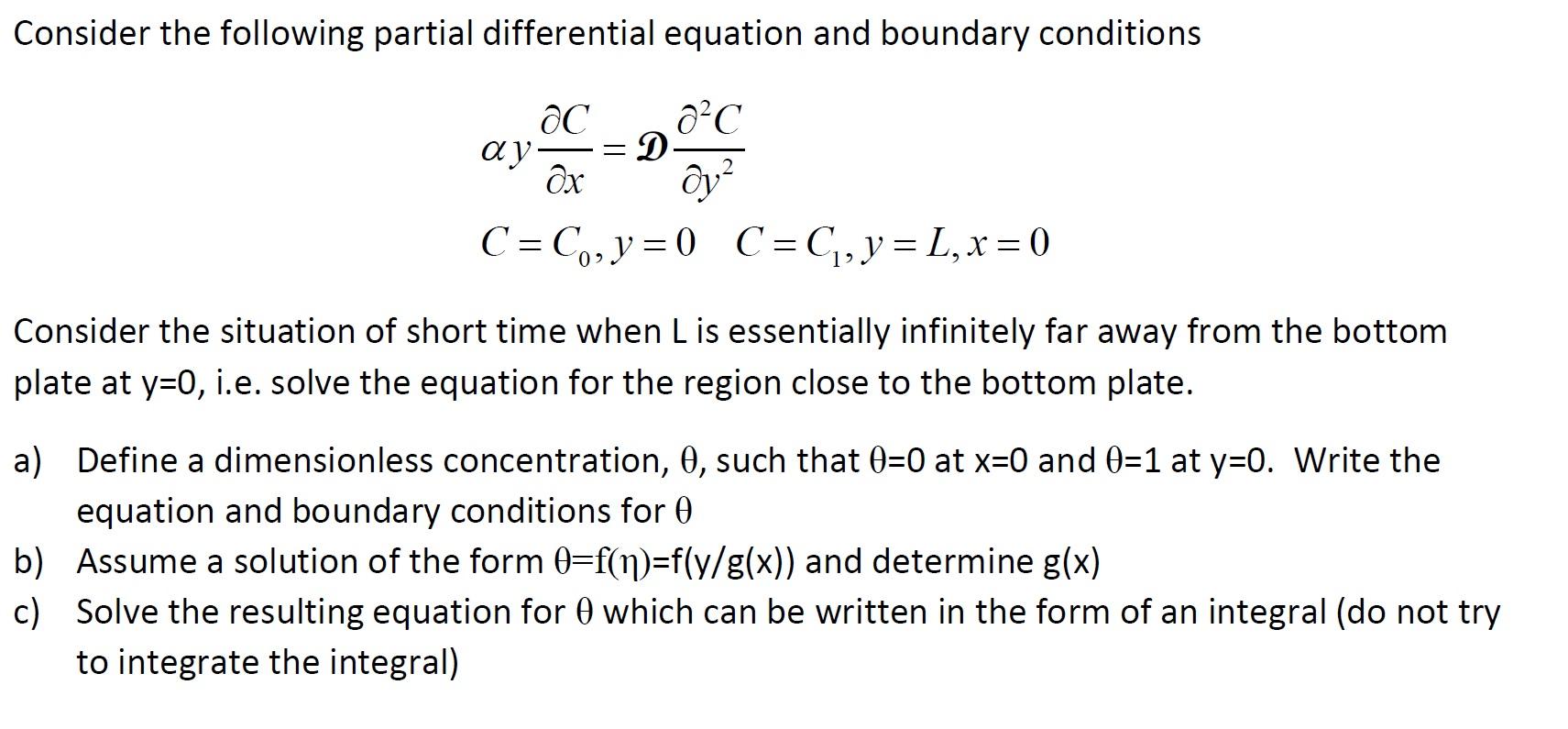 Solved Consider The Following Partial Differential Equati Chegg Com