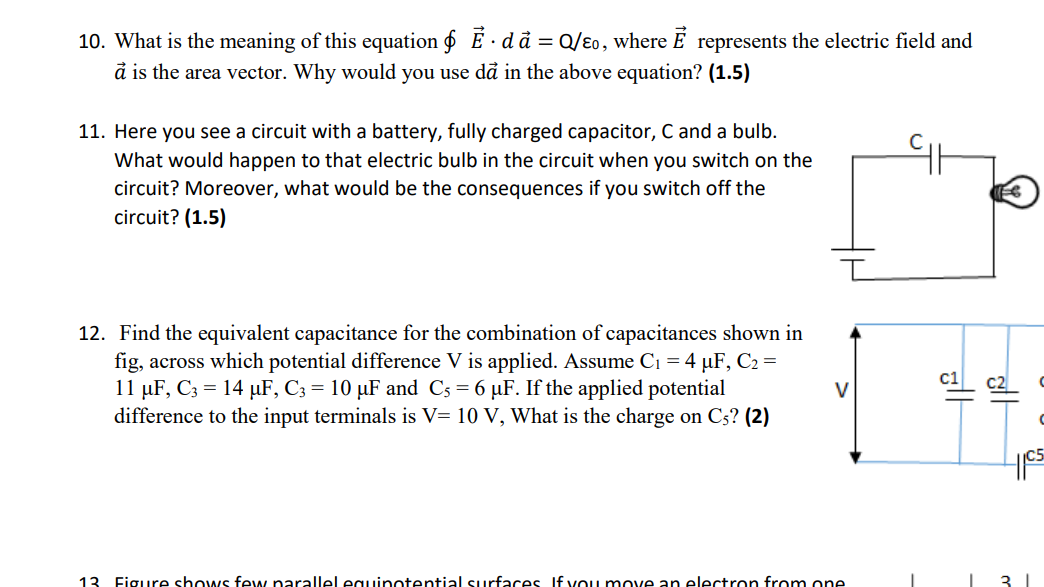 Solved 10 What Is The Meaning Of This Equation Eda Q Chegg Com