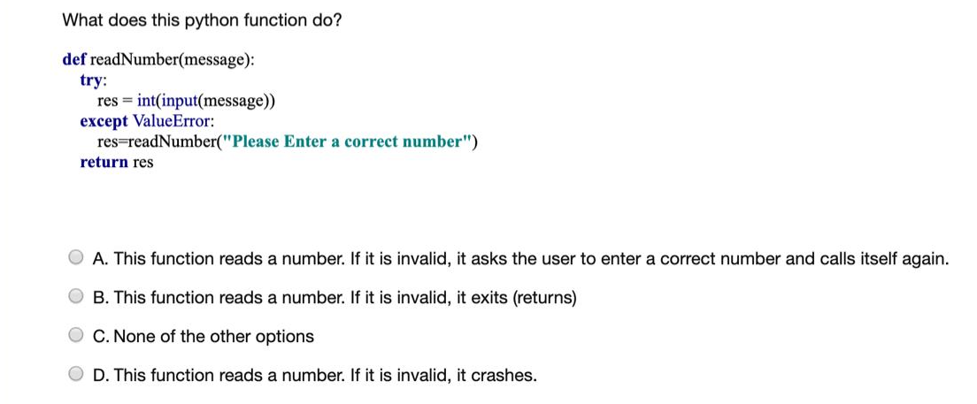 Solved What does this python function do? def | Chegg.com