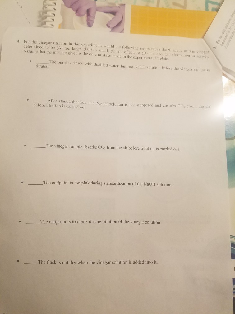 Titration of acetic acid with naoh calculations image