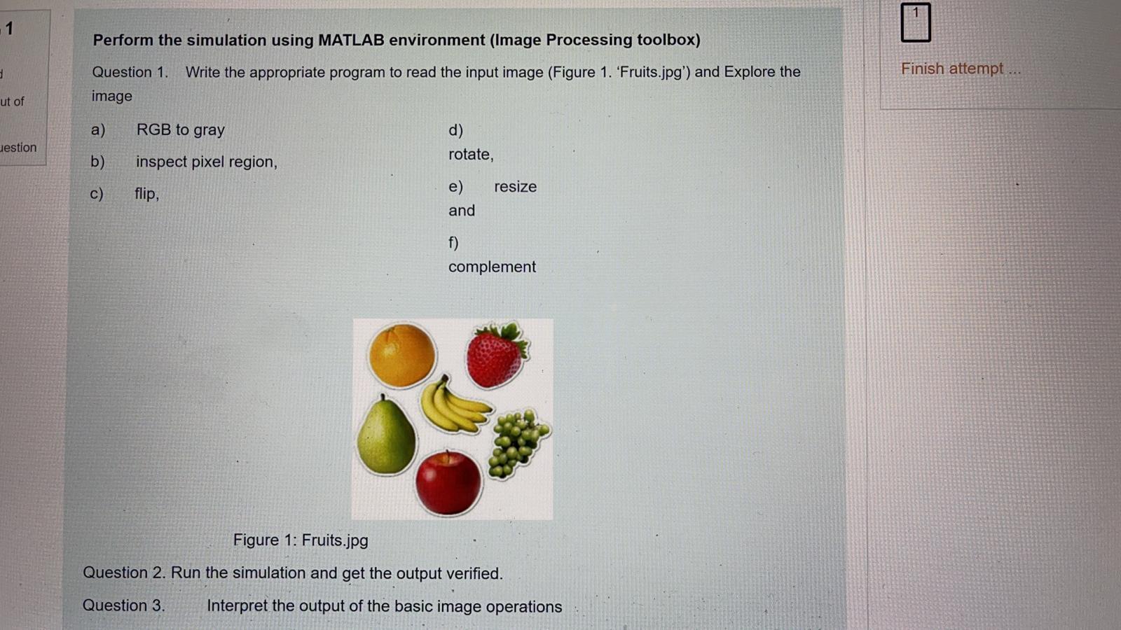 Solved 1 Perform the simulation using MATLAB environment | Chegg.com