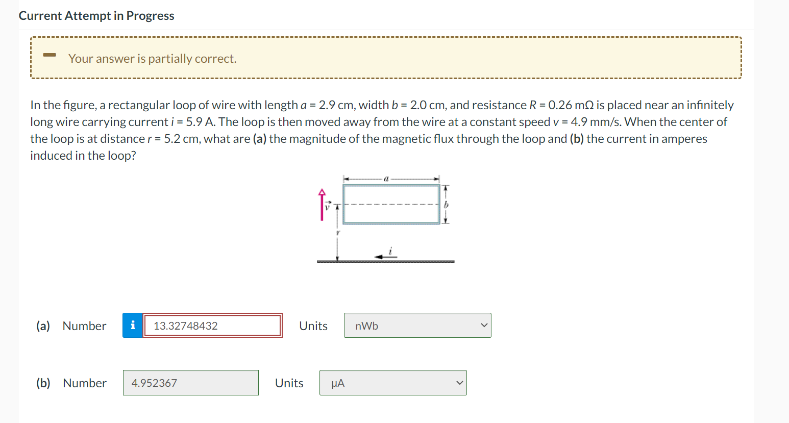 Solved In The Figure, A Rectangular Loop Of Wire With Length | Chegg.com