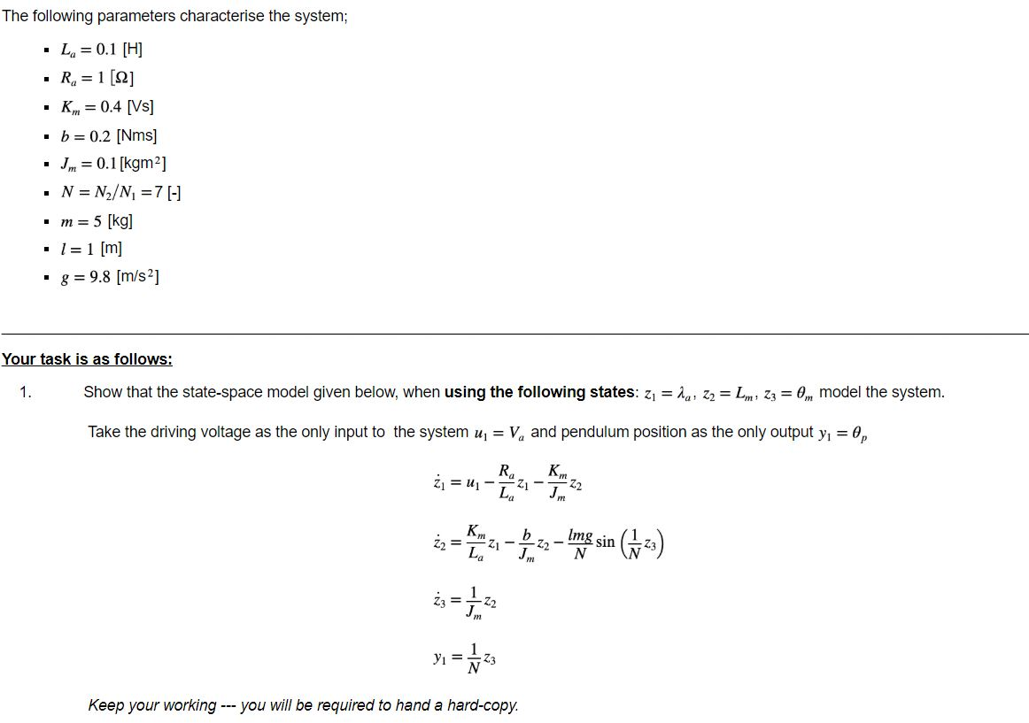 The figure below shows a simplified model of an | Chegg.com