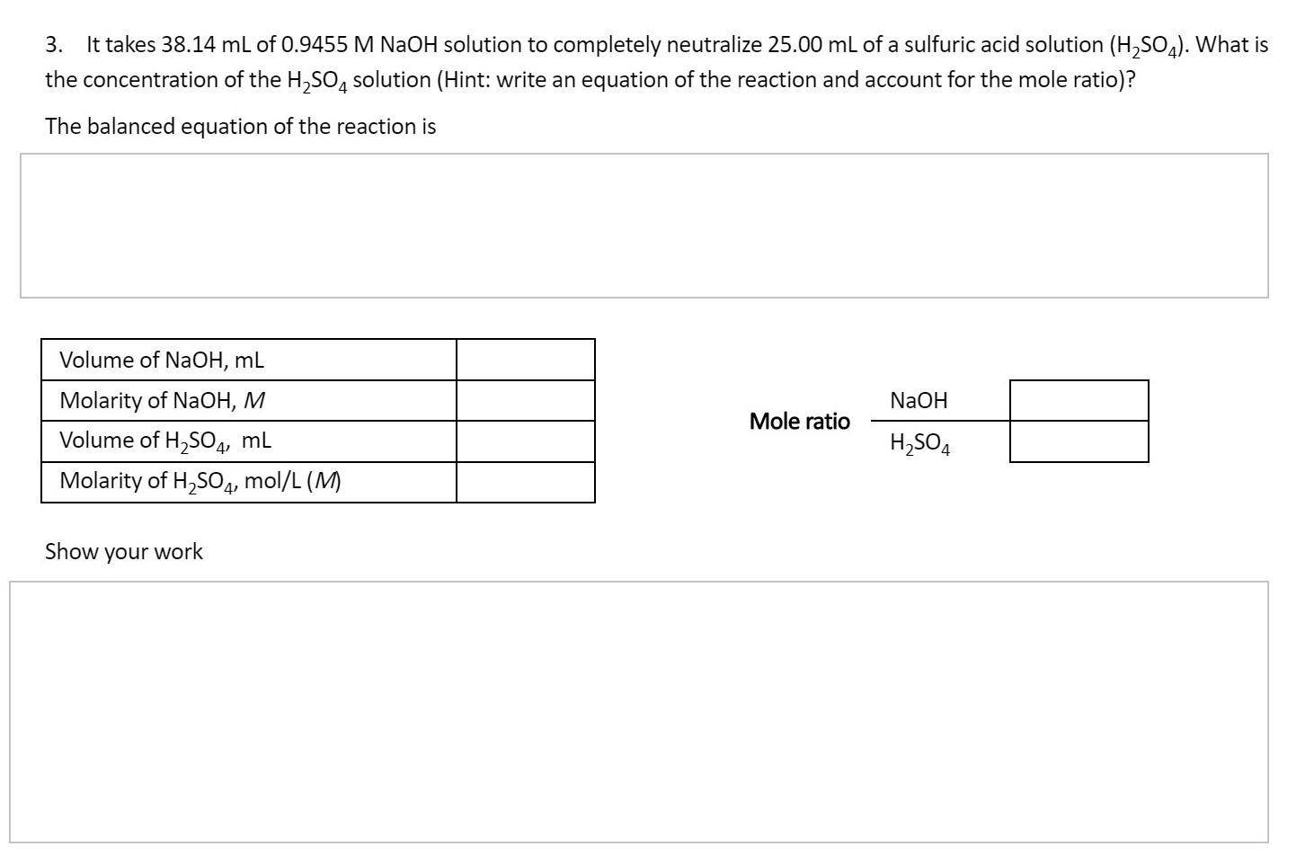 Solved CALCULATIONS Part 1 Standardizing a Sodium Hydroxide