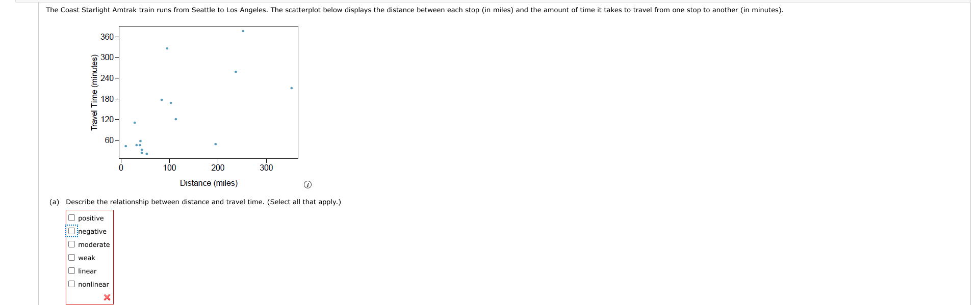 solved-a-describe-the-relationship-between-distance-and-chegg