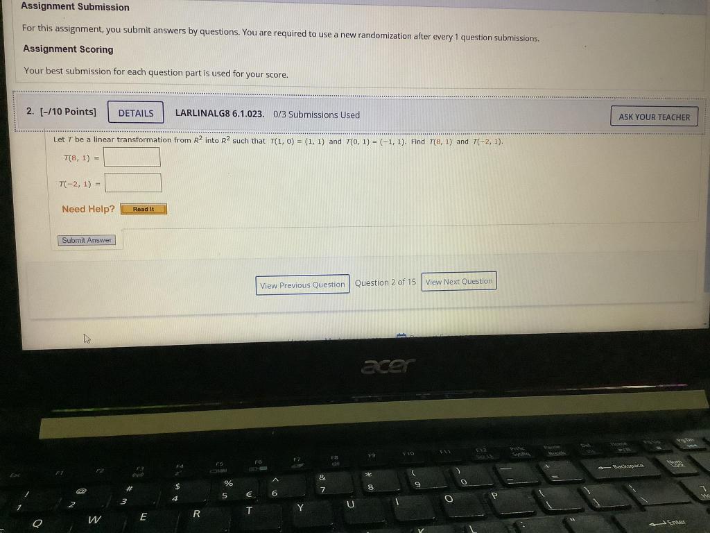 Solved Assignment Submission For this assignment, you submit | Chegg.com