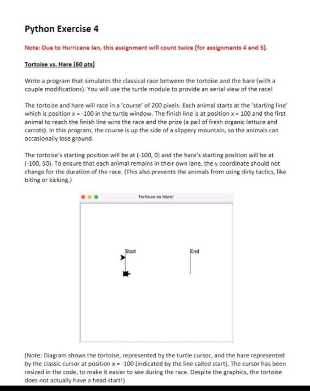 Solved Note: Due to Hurricane lan, this assignment will | Chegg.com