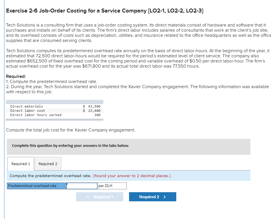 Solved Tech Solutions is a consulting firm that uses a