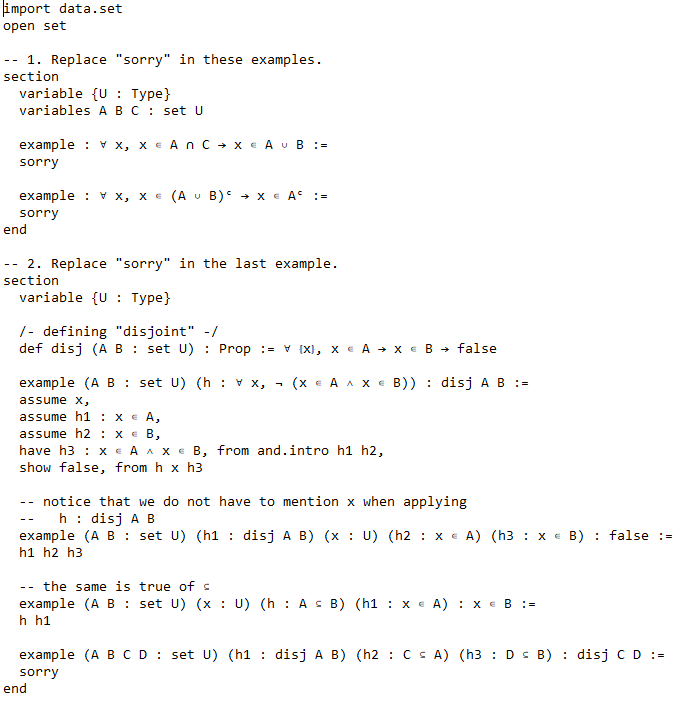 Solved Write the code for the following proofs using | Chegg.com