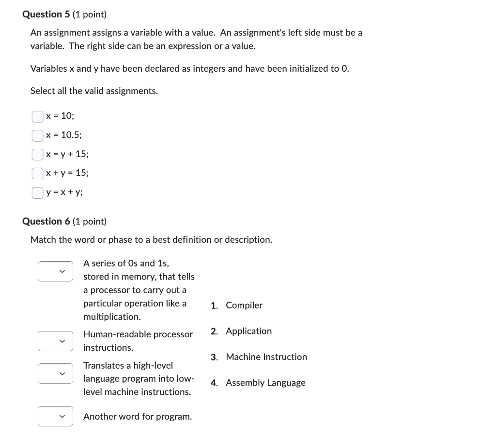 with' expected at least one variable assignment