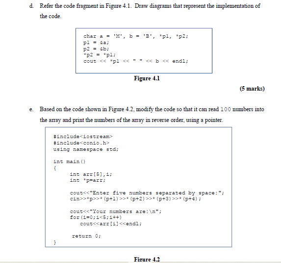 Solved Based on the code shown in Figure 4.2, modify the | Chegg.com