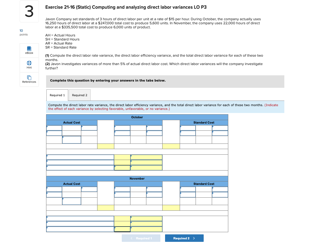 Solved 3 ﻿Exercise 21-16 (Static) ﻿Computing And Analyzing | Chegg.com