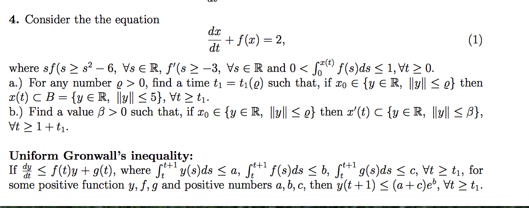 4-consider-the-the-equation-dx-f-x-2-1-dt-chegg