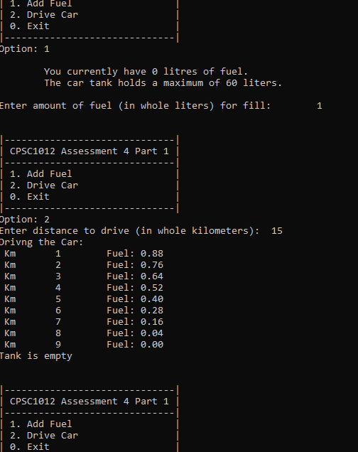 Solved Please solve this question in C# programming Car | Chegg.com