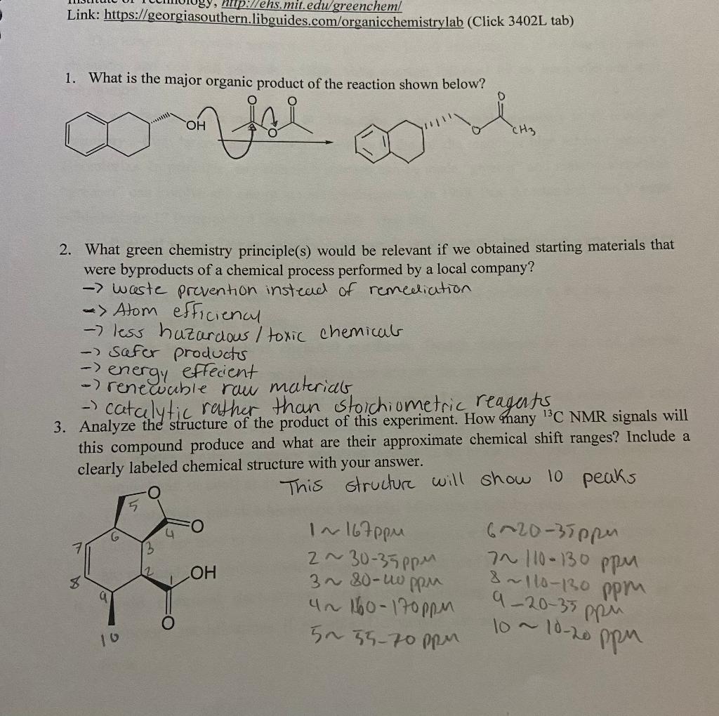 Solved What is the major organic product of the reaction | Chegg.com