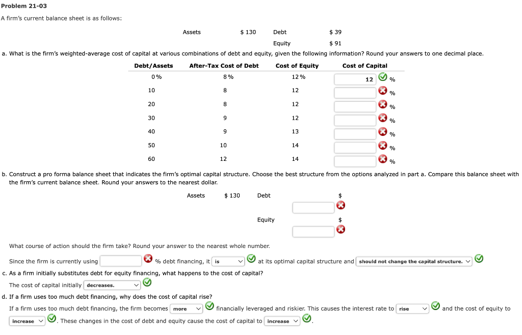 solved-problem-21-03-a-firm-s-current-balance-sheet-is-as-chegg