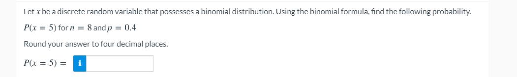 Solved Let x be a discrete random variable that possesses a | Chegg.com