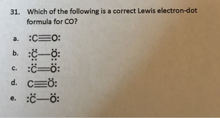 Solved Which of the following is a correct Lewis | Chegg.com