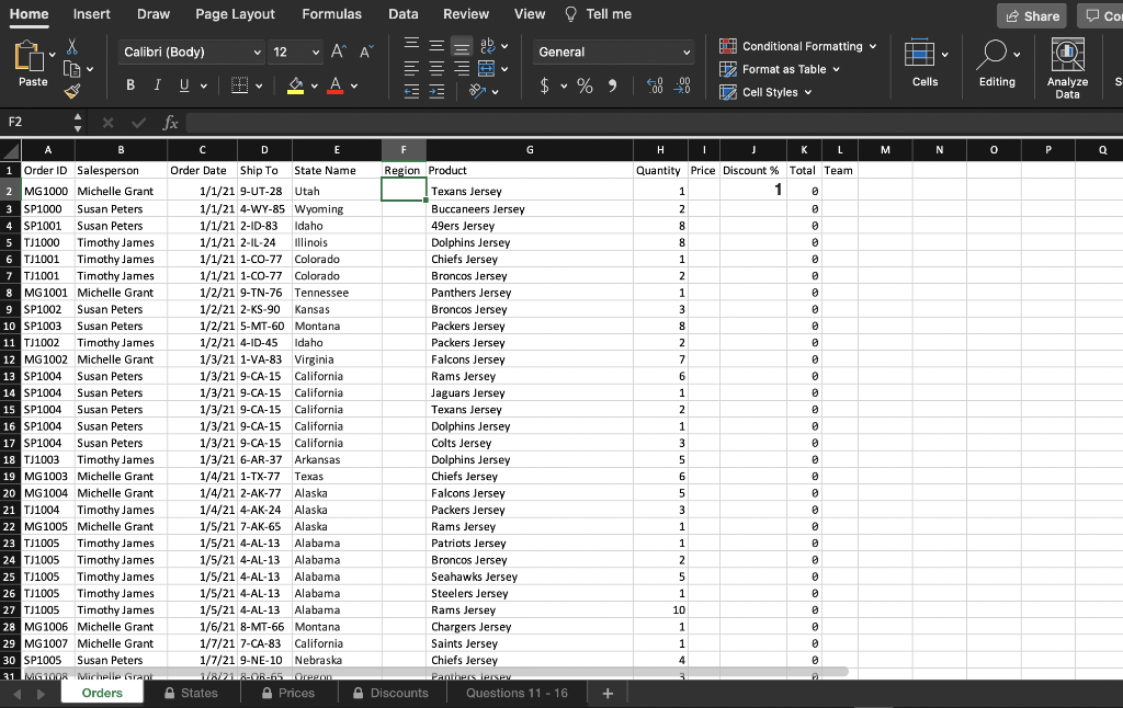 Home Insert Draw Page Layout Formulas Data Review View \( Q \) Tell me