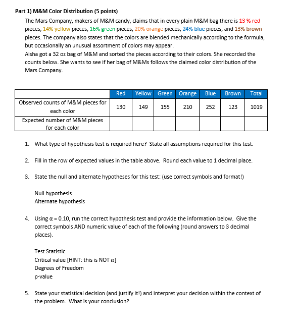 See Solution] Mars, Inc. claims that its MM plain candies are