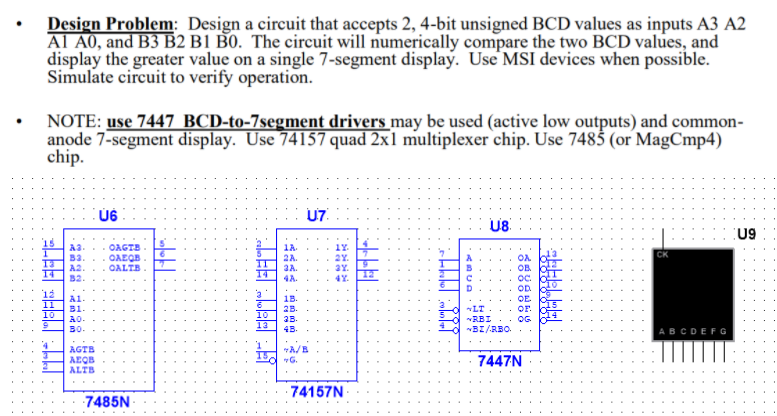 Solved Design Problem: Design a circuit that accepts 2, | Chegg.com