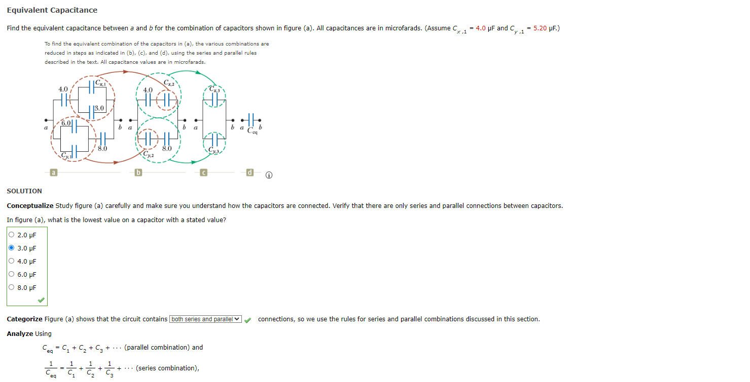 Solved Equivalent Capacitance Find The Equivalent | Chegg.com