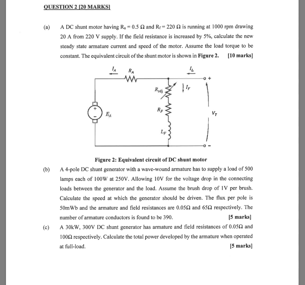 How To Calculate Dc Motor Field Resistance