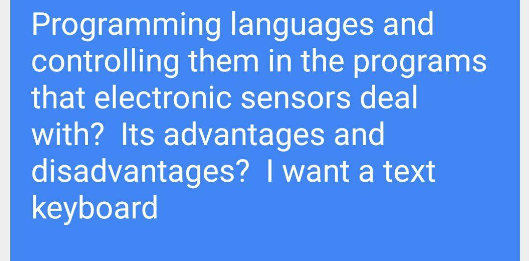 Solved Programming languages and controlling them in the | Chegg.com