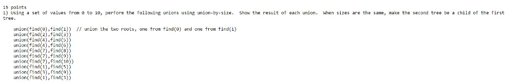 Solved 10 points 2) Illustrate the array for the final | Chegg.com