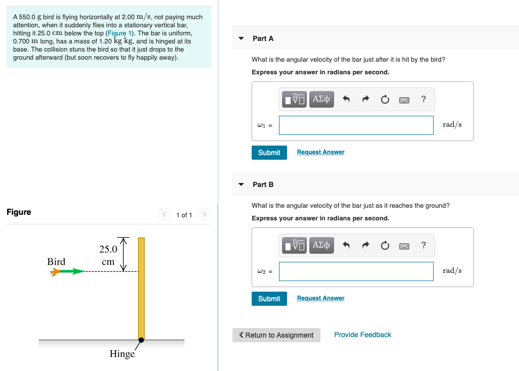 Solved A 550.0g bird is flying horizontally at 2.00 m/s, not | Chegg.com