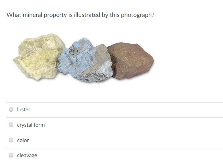 Solved What mineral property is illustrated by this